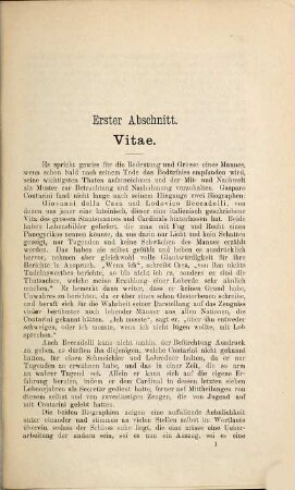 Regesten und Briefe des Cardinals Gasparo Contarini : 1483 - 1542