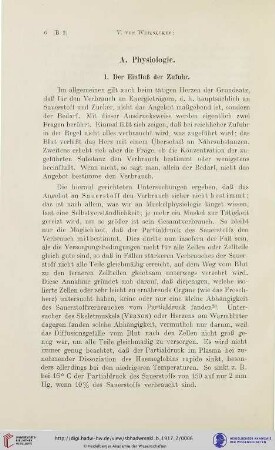A. Physiologie