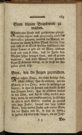 Einen blauen Brandwein zu machen