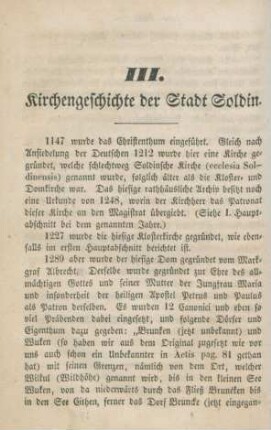 Urkundenbuch der Stadt Soldin