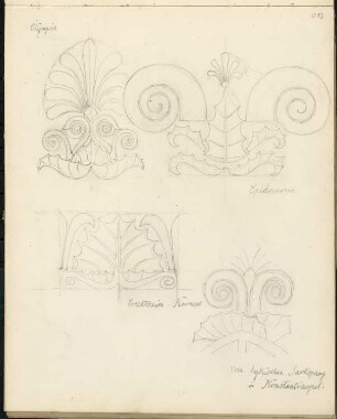 Skizzenbuch 3: Ornamentstudien