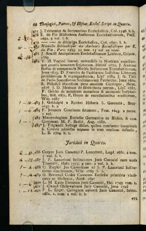 66-89, Juridici in Quarto.