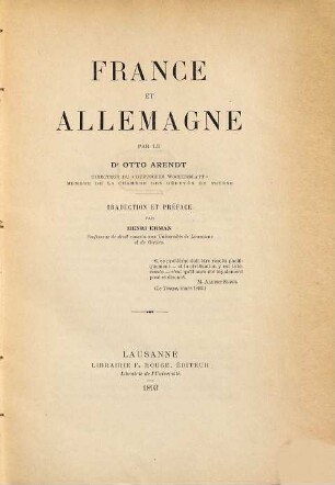 France et allemagne