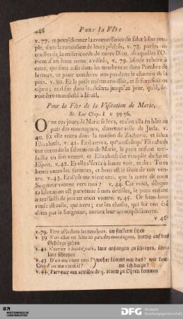 Pour la Fête de la Visitation de Marie