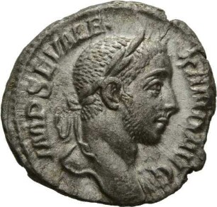 Denar des Severus Alexander aus dem Münzhort von Osterburken