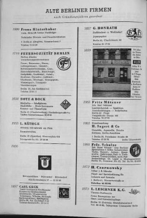 Alte Berliner Firmen