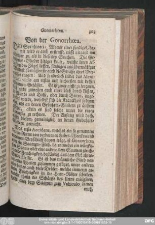 Von der Gonorrhoea.