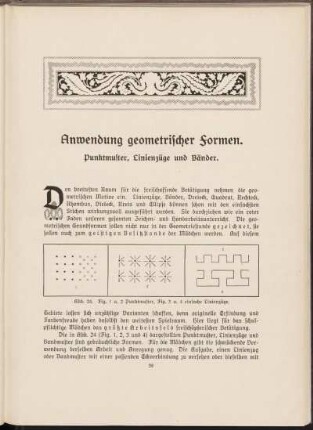 Anwendung geometrischer Formen.