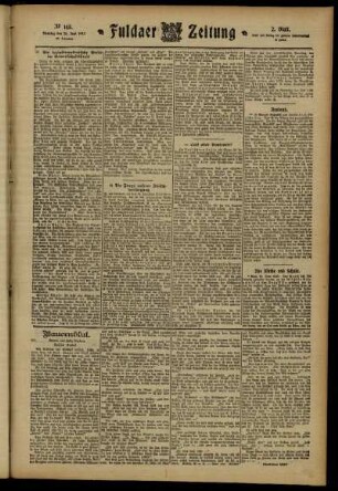 Zweite Ausgabe vom Dienstag, den 25. Juni 1912.