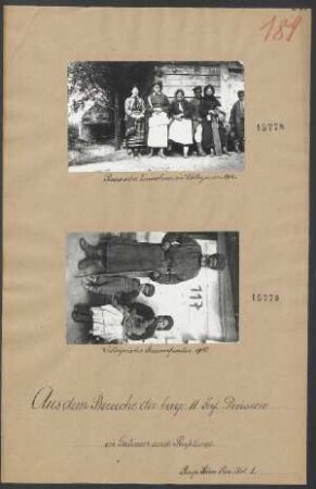 In Galizien und Rußland: Russische Einwohner in Wolhynien 1916
