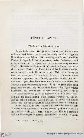 Fünftes Capitel. Tizian im Staatsdienst
