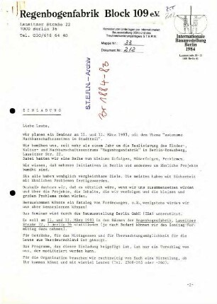 Einladung und Programm: Seminar "Nachbarschaftszentren im Stadtteil"