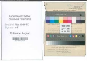 Entnazifizierung August Rottmann , geb. 17.05.1888 (Lehrer)
