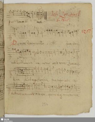 Hassler, Hans Leo: Domine Dominus noster