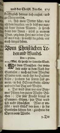 Vom Christlichen Leben und Wandel. - Vom Ehestand.