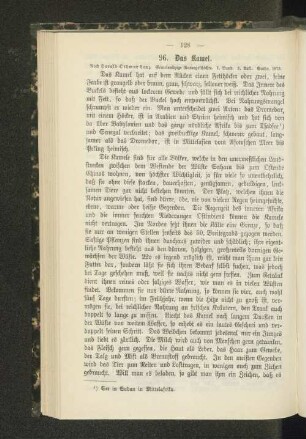 96. Das Kamel.