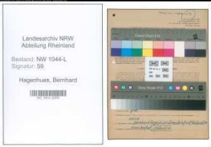 Entnazifizierung Bernhard Hagenhues , geb. 03.04.1891 (Malermeister)