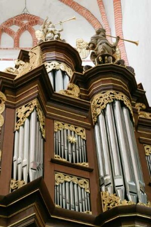 Deutschland. Niedersachsen. Norden. Arp Schnitger Orgel 1686 -92 der evangelischen Ludgerikirche. 15 Jahrhundert
