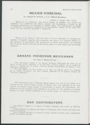 Danzas indígenas mexicanas : Por José G. Montes de Oca.