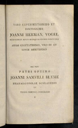 Dedicatio