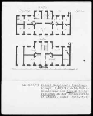 Kassel & Lyceum Friderizianum & Königsstraße