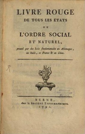 Livre rouge de tous les états