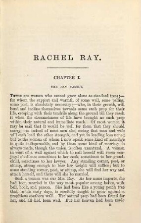 Rachel Ray : a novel