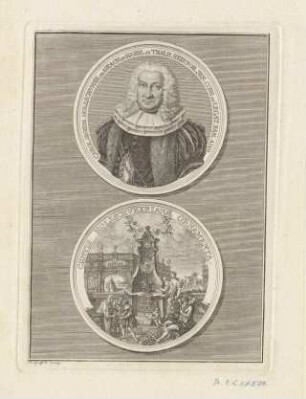 Medaille auf Karl Sigmund Holzschuher, Ratsherr und Administrator der Familienstiftung