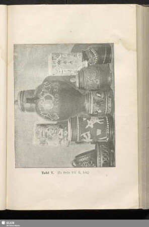 Tafel V (zu Seite 157 ff, 164)