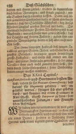 Das XXIII. Capitul