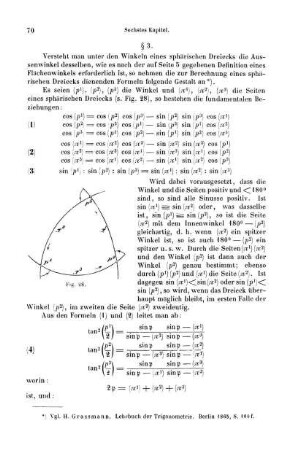 § 3. Das sphärische Dreieck.