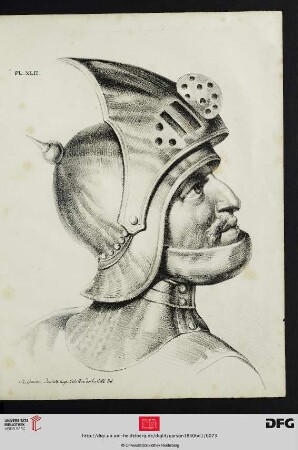 Pl. XLII [Godefroy de Lorraine (Schraffur)]