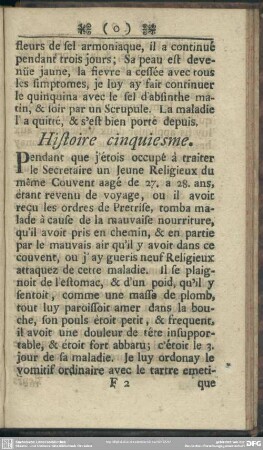 Histoire cinquiesme