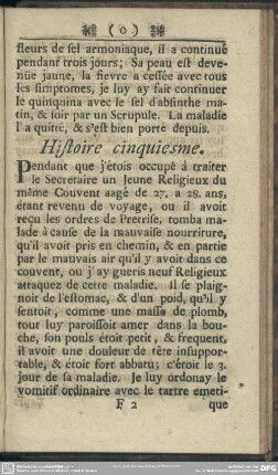 Histoire cinquiesme