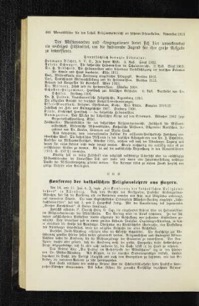 Konferenz der katholischen Religionslehrer aus Bayern