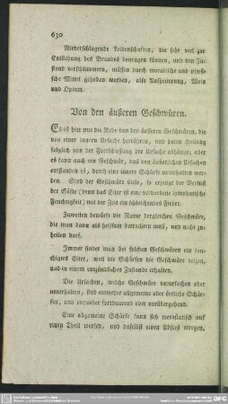 Von den äußeren Geschwüren
