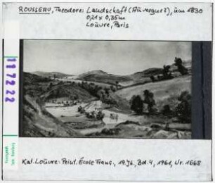 Théodore Rousseau: Landschaft. Paris, Louvre