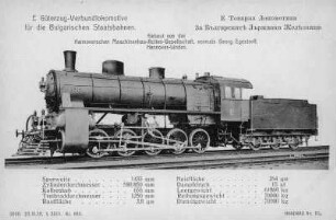 E Güterzug-Verbundlokomotive Für die Bulgaischen Staatsbahnen.