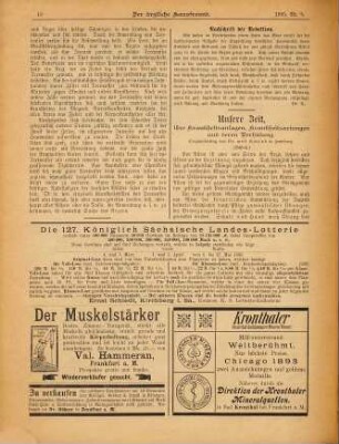 Der ärztliche Hausfreund : gemeinverständliche Belehrungen für Gesunde und Kranke. 1895, Nr. 1 - 24