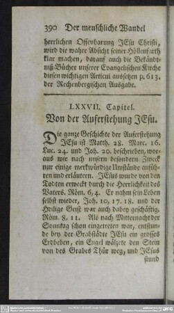 LXXVII. Capitel. Von der Auferstehung JEsu
