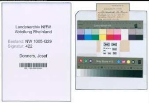 Entnazifizierung Josef Donners , geb. 07.04.1894 (Bahnsekretaer)