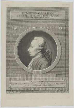 Bildnis des Henricus Callisen