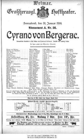 Cyrano von Bergerac