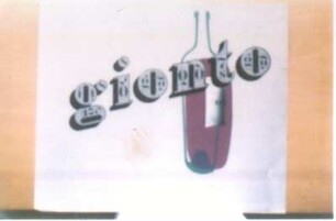 gionto. Bleistift, Tusche, Deckfarben, collagiert, Spritztechnik; 45 x 53 cm (um 1935; H. Rose)