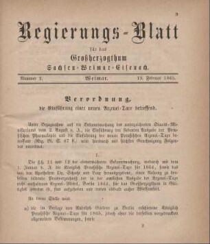 Nr. 2 : 19. Februar 1865