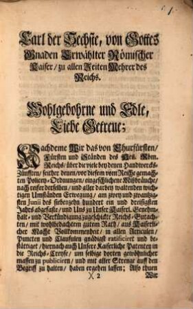 Abdruck des Kaiserl. Rescripts ... über die Abstellung derer bey den Handwercks-Zünften eingeschlichenen Mißbräuchen