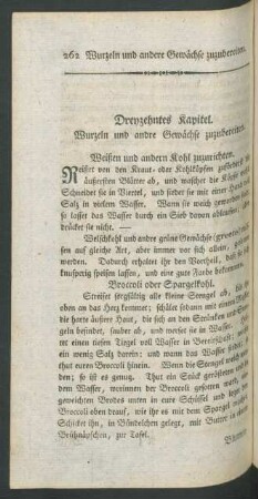 Dreyzehntes Kapitel. Wurzeln und andre Gewächse zuzubereiten