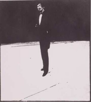 Bildnis James McNeill Whistler : Nicholson, William : Bildnis James Abbott McNeill Whistler. 1898. Lithografie