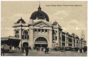 Der Hauptbahnhof in Melbourne