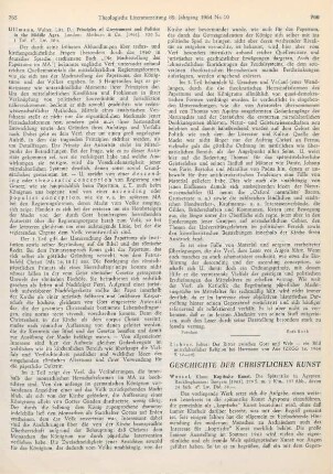 766-768 [Rezension] Wessel, Klaus, Koptische Kunst